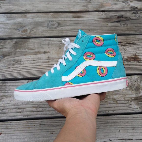 Men Vans Off the Wall Odd Future x Sk8-Hi Donut Shoes Sneakers Tyler the Creator - Picture 2 of 8